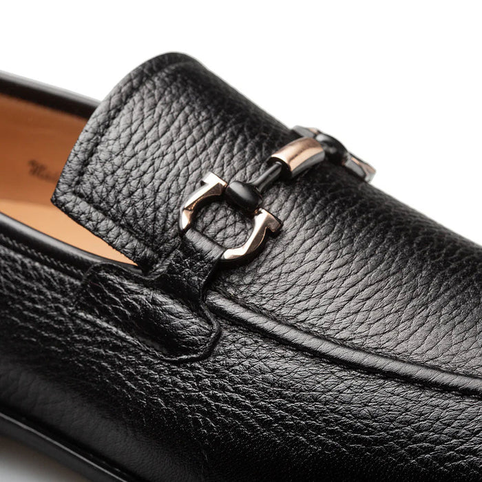 Mezlan Marinelli Deer Ornament Slip On - Black