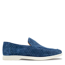 Mezlan Sanlucar Woven Suede Moccasin
