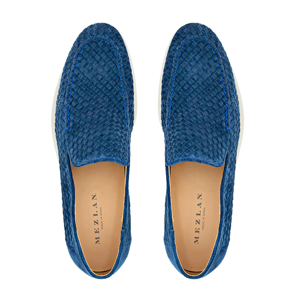 Sanlucar Woven Suede Moccasin