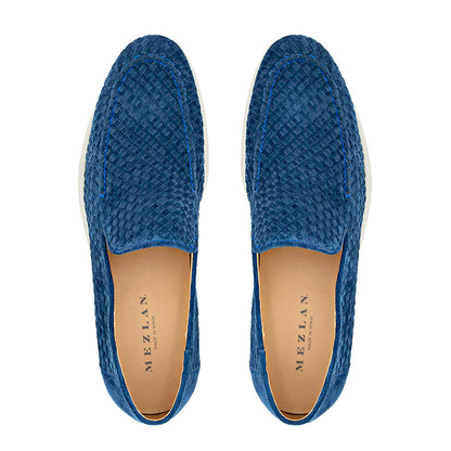 Sanlucar Woven Suede Moccasin