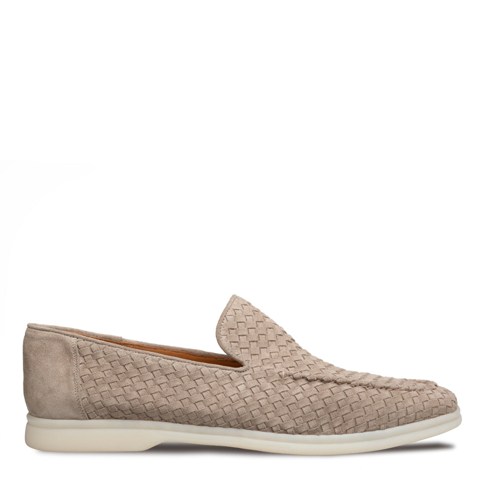 Sanlucar Woven Suede Moccasin