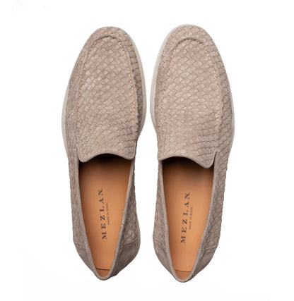 Sanlucar Woven Suede Moccasin