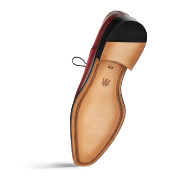 Mezlan Belmonte Patina Calf Derby - Luxury Italian Leather Shoes