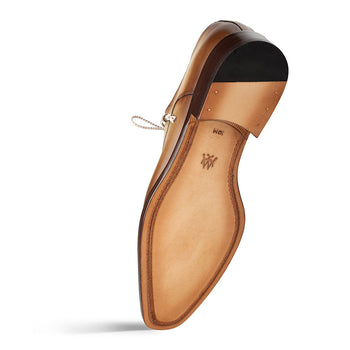Mezlan Belmonte Patina Calf Derby - Luxury Italian Leather Shoes