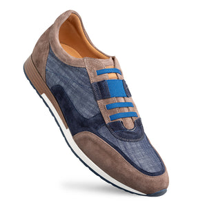 Caleta Suede/Linen Sneaker