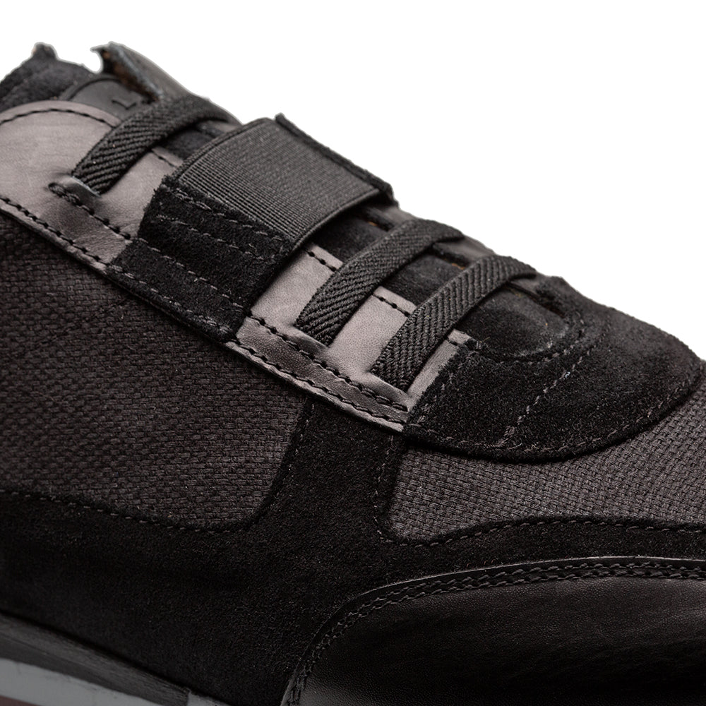 Mezlan Riumar: Luxury Suede & Linen Sneakers - [Color, if known]