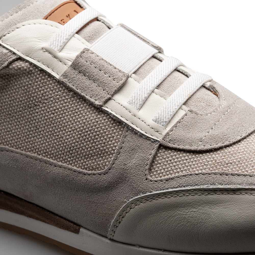 Mezlan Riumar: Luxury Suede & Linen Sneakers - [Color, if known]