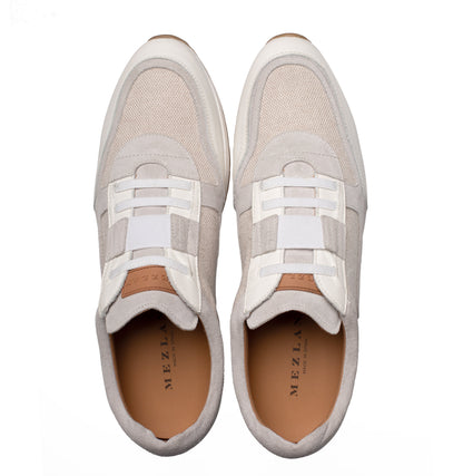Mezlan Riumar: Luxury Suede & Linen Sneakers - [Color, if known]