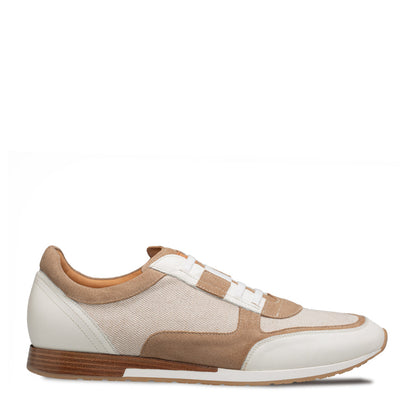 Mezlan Riumar: Luxury Suede & Linen Sneakers - [Color, if known]