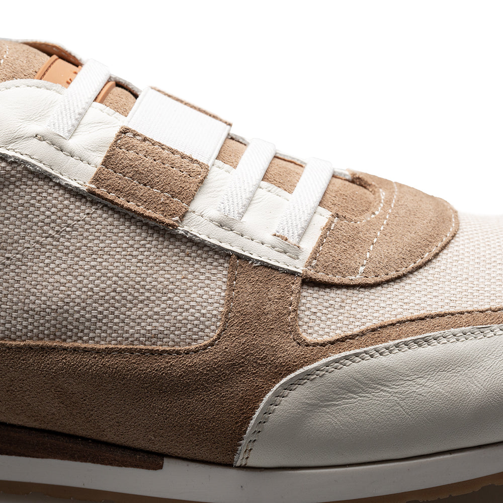 Mezlan Riumar: Luxury Suede & Linen Sneakers - [Color, if known]