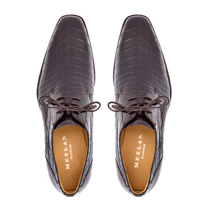 Mezlan Dandy Alligator Lace-Up - Luxury Men's Dress Shoe