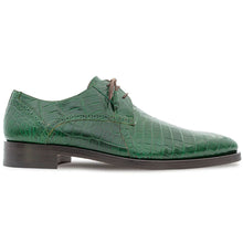Mezlan Dandy Alligator Lace-Up Forest Green (EX4967-J)