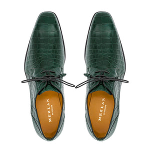 Mezlan Dandy Alligator Lace-Up - Luxury Men's Dress Shoe