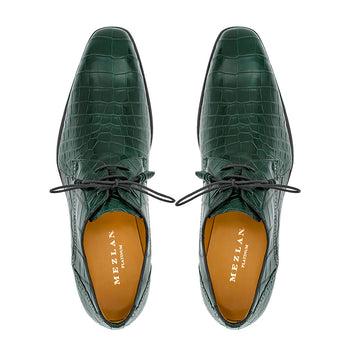 Mezlan Dandy Alligator Lace-Up - Luxury Men's Dress Shoe