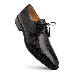 Mezlan Giovane Crocodile Derby - Luxury Men's Dress Shoe