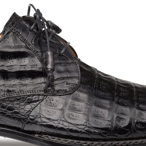 Mezlan Cratos Crocodile Derby - Luxury Leather Dress Shoe