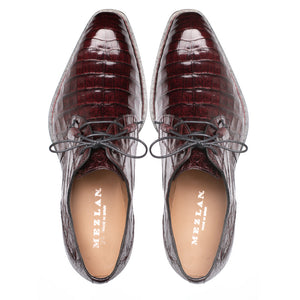 Mezlan Cratos Crocodile Derby - Luxury Leather Dress Shoe