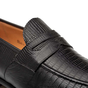 Mezlan Mayor Lizard Penny Loafer