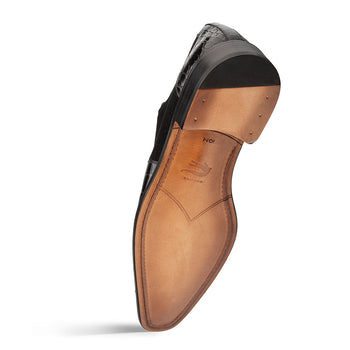 Mezlan Alligator Suede Oxford - Luxury Men's Dress Shoe