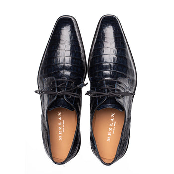Mezlan Riverside: Luxury Crocodile Lace-Up Shoes