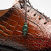 Mezlan Marble Multi Tone Alligator Oxford