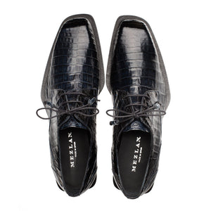 Mezlan Ugo Crocodile Lace Up: Luxurious Italian Leather Shoes