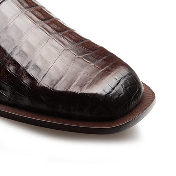 Mezlan Ugo Crocodile Lace Up: Luxurious Italian Leather Shoes