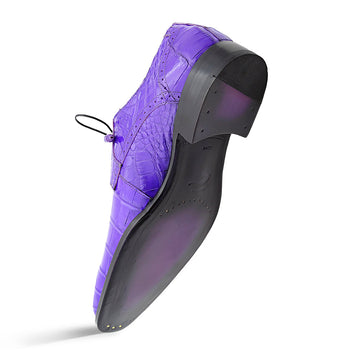 Mezlan Alligator Derby: Luxury Plain Toe Shoes