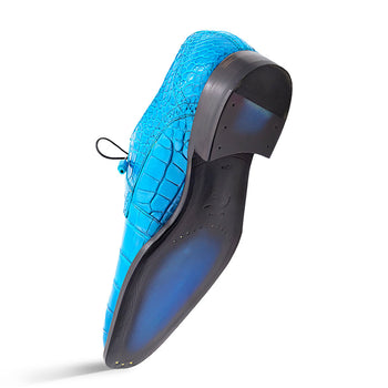 Mezlan Alligator Derby: Luxury Plain Toe Shoes