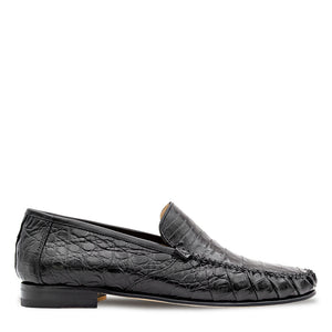 Mezlan Crocodile Moccasin - Luxury Exotic Leather Loafer