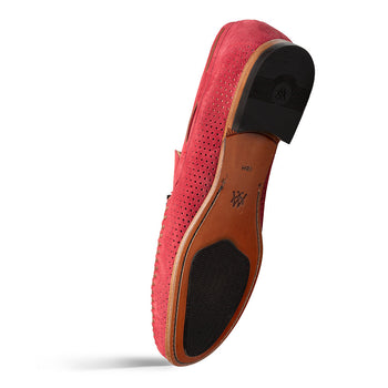 Mezlan Tarraco Perf Suede Moccasin - Luxury Italian Loafer