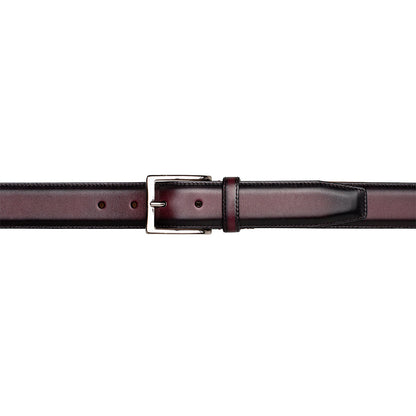 Mezlan Classic Patina Calfskin Belt