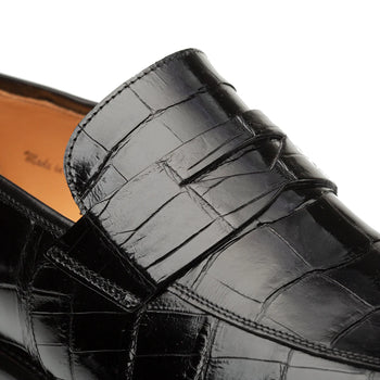 Mezlan Piccolo Alligator Penny Loafer