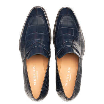 Mezlan Piccolo Alligator Penny Loafer