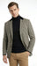Men’s White and Black Houndstooth Checkered Blazer, Dress Casual Sport Coat Jacket