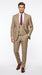 Men’s Renaissance Collection Camel 3 Piece Suit with Jacket, Vest and Pants, Formal Wedding Dress Suit