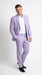 Men’s Lilac 2 Button Suit, Light Purple Formal Wedding Prom Dress Suit