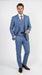Men’s Ice Blue 3 Piece Suit with Vest, Formal Wedding Prom Dress Suit