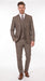 Men’s Vintage Brown Tweed Herringbone 1920s Suit, Classic Gatsby Style Dress Suit