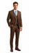 Elegant Men's Chocolate Dark Brown 3 ~ Three Piece  Business Suits Clearance Sale Available in 2 or 3 Buttons Style Regular