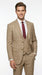 Men’s Renaissance Collection Camel 3 Piece Suit with Jacket, Vest and Pants, Formal Wedding Dress Suit