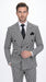 Men’s Black & White Houndstooth Double Breasted Wool Suit – 2 Piece Modern Fit Peak Lapel Suit