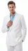 Men’s White Double Breasted Suit with Jacket and Pants, Formal Wedding Dress Suit