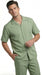 Men’s Mint Big and Tall Walking Suit with Short Sleeve Shirt and Matching Pants