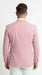 Men’s Light Red Seersucker Blazer Jacket with Notch Lapel, Dress Casual Sport Coat