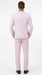 Gray and Pink Prom Tuxedo - Perfect Wedding Suit Vested rhinestone sequin Lapelled