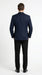 Suit Midnight Dark Navy Blue Suit For Men Tux With Black Lapel Suit Shawl Collar 1 Button Dinner Jacket Looking
