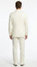 Lucci Classic Ivory 2-Button Budget Tuxedo - Pleated Slacks