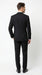 Men’s Black Double Breasted Tuxedo with Super 150s Style, Designer Formal Wedding Dinner Suit