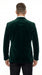 Men’s Olive Hunter Green Velvet Tuxedo Jacket with Black Satin Lapel, Formal Wedding Dinner Blazer